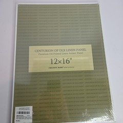 Centurion Deluxe Professional Oil Primed Linen Canvas Panels – 12″x16″ Pack of 3
