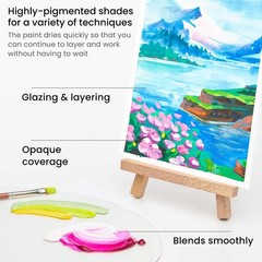 Professional Gouache Paint Set, 60 Colors
