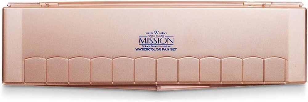 Mijello Mission Gold Class Pans Set 24 Colors Watercolor Unique MPW-2024 Assortd