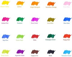 Ohuhu 24 Colors Watercolor Brush Pens W/A Watercolor Brush Pens, Drawing Marker