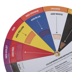 13cm Diameter Tattoo Color Wheel Chart Prevent Discoloration Tattoo Pigment Mixi
