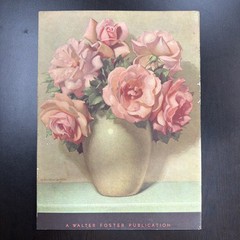 Vintage Art Books Watercolor Acrylic Pastel Flowers How To Lot Of 5