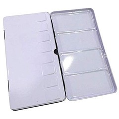 Empty Solid Watercolor Box Case, 12/24/48 Colors Empty Watercolor Palette Tin…