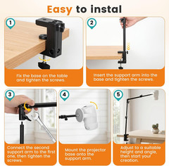 Art Projector for Tracing Drawing Painting, 1080P Drawing Projector with Wifi 6