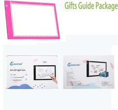 Light Box Drawing Pad, Tracing Board with Type-C Charge Cable and Brightness …