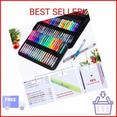 Aen Art Gel Pens for Adult Coloring Books, 160 Pack Artist Colored Gel Pen with