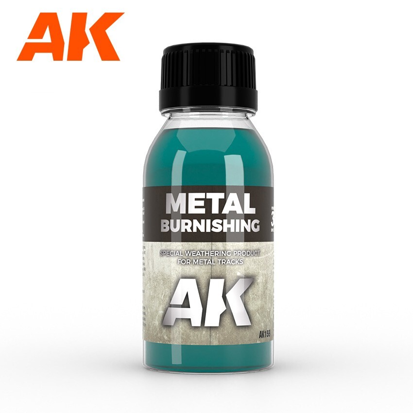 AK Interactive AK159 Metal Burnishing Fluid 100ml – US