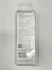 COPIC Too Multiliner 4-Piece Set, Cool Gray