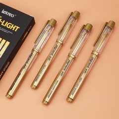 1mm Medium Fine Point Gold Silver White Ink Gel Pens Opaque Archival 3 Packs