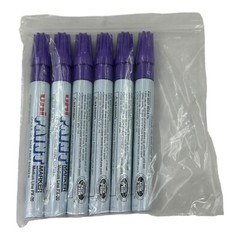 6 Markers Uni Paint Oil-base Paint Marker Medium Line Violet PX-20