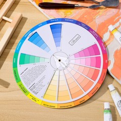 1PCS color wheels for the artist color spectrum wheel Makeup Color Wheel Basic