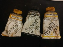 Vintage GRUMBACHER PRE-TESTED Oil Paints Mixed Lot + Sargent PREOWNED AS-IS