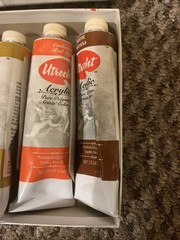 Vintage Utrecht Professional Oil Acrylic Colors Set of 9