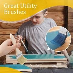 48 Pack 2 Inch Paint Brushes, All-Purpose Chip Brush Set for Painting, Stains…