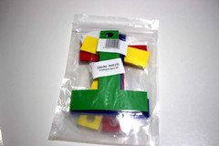 2-pack / 8 pieces SILICONE T AND FOCUS MARKERS 6″ X 4.7″ RED BLUE YELLOW GREEN