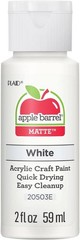 Acrylic Paint in Assorted Colors (2 Ounce), 20503 White