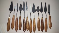 Wide Selection Artist Palette Knifes With Wooden Handle Please choose your model