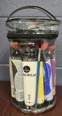 Assorted Acrylic Paints Partially Used Lot 35 Please Read Description