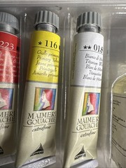 Maimeri Artist Gouache Extrafine Intro Set 8 Colors + Fixative Tempera Italy