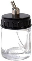 10-Pack 22cc Glass Bottles with 30° Adaptor for Airbrushes