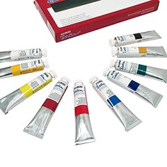Lukas Berlin Pro Artists Water Mixable Oil Paint Set Of 10 Office Product