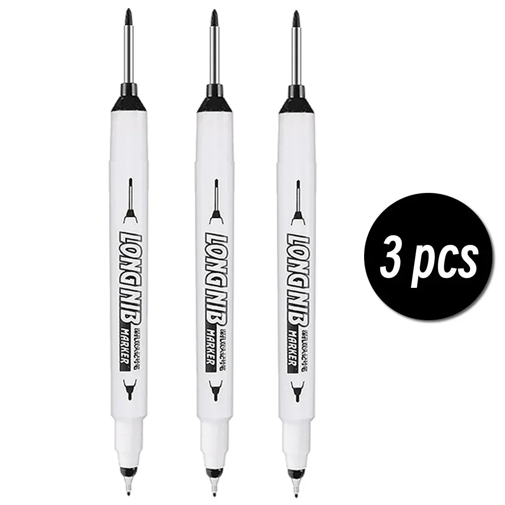 Double Tip Deep Hole Long Head Nib Markers Graffiti Marker Metal Pen Waterproof