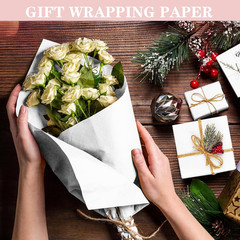 15”X 20”Kraft Paper Sheets Bulk White Paper, Large Craft Paper for Arts, Drawing
