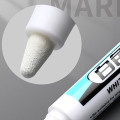 4 Pieces Oil-Based Markers Pen Long Nose Markers Quick-Drying Paint Pens Whit…