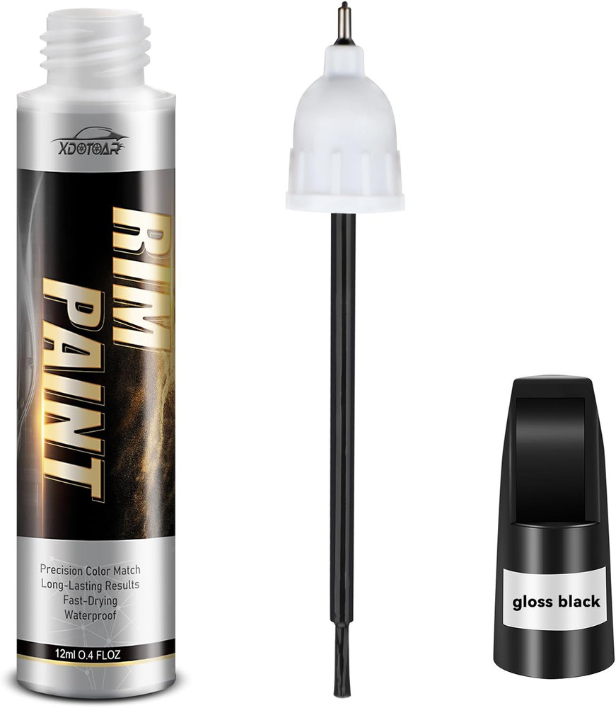 Matte Black Rim Touch up Paint, Efficient Wheel Paint Pen for Metal, Also Match
