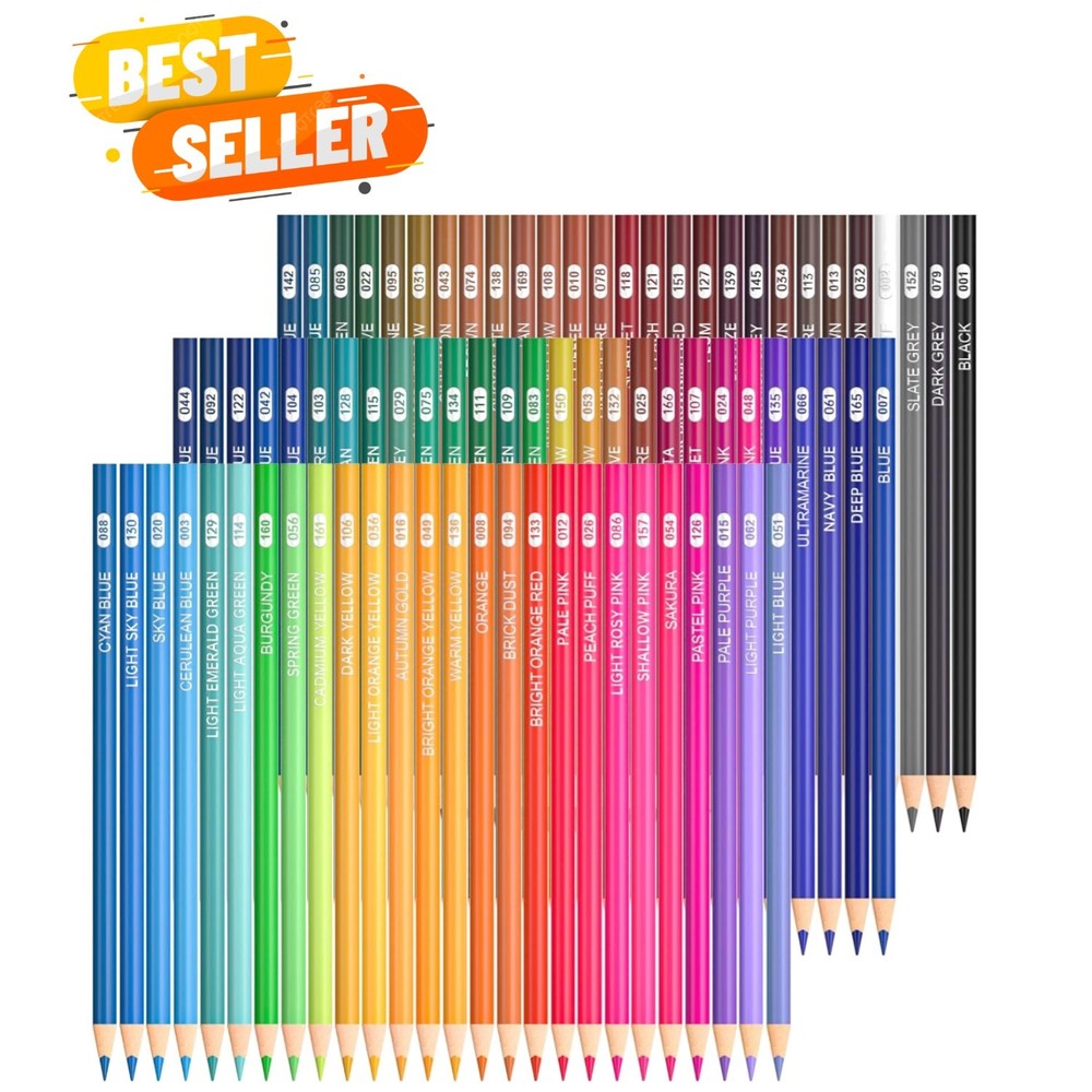 Ultimate 80-Color Soft Core Colored Pencil Set for Artists and Beginners