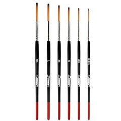 Lettering Quill Brushes, 6 pcs Lettering Brushes for Sign Painting, Professio…
