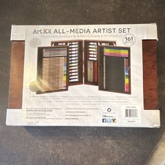 Art 101 All-Media Artist Set Art Set 161-Piece Wood Case MPN 594587