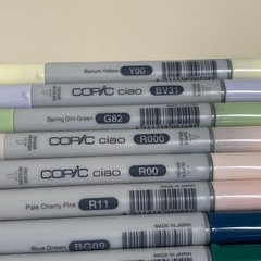 Copic Classic & Ciao Alcohol Markers Lot of 37 Dual Tip Assorted Colors Art Pen