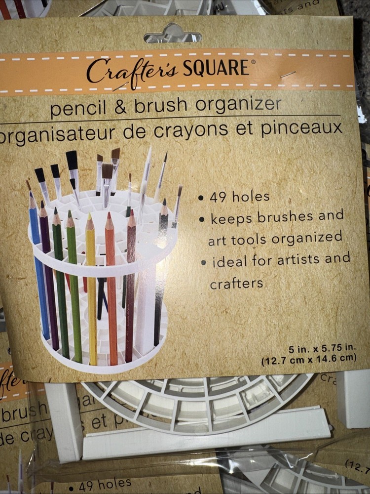 Crafters Square Pencil And Brush Organizer, Lot Of 20 , Brand New See Details!