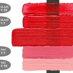GOLDEN Heavy Body Acrylic Paint Pyrrole Red 2 fl. oz. Tube Semi-Opaque