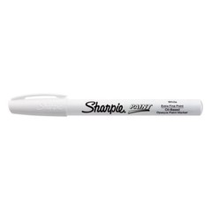 Sharpie Oil-Based Paint Marker, Extra Fine Point, White, 1 Count