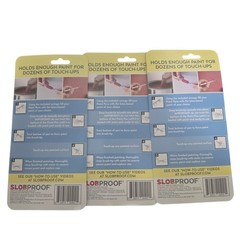 Qty 3 Packs- 6 Total- Slobproof Touch Up Paint Pen | Fillable Paint Brush Pens