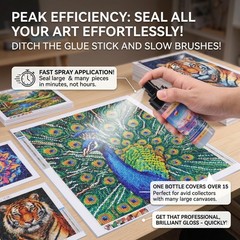 Diamond Art Sealer Spray, 30 Minutes Fast Drying, Secure 1 PACK
