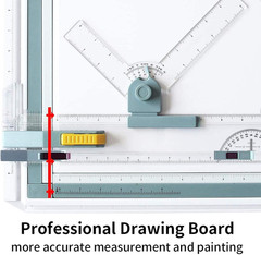 Inch A3 Drawing Board Drafting Table Multifunctional Drawing Board Table with Cl