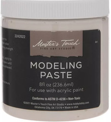 Master’s Touch Modeling Paste – 8 oz Acrylic Texture Paste – New