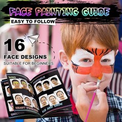 Fenmay Face Painting Kit for Kids, 24 Colors Washable Paint, 24 colors