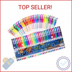 Aen Art Gel Pens for Adult Coloring Books, 30 Colors Fine Point Gel Marker Pen w