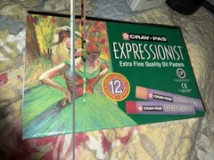 Sakura CRAY-PAS EXPRESSIONIST Extra Fine Quality Oil Pastels Pack of 12