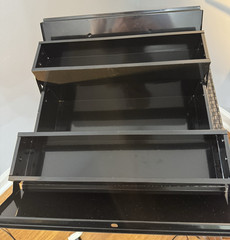 Artist Metal Box Storage Black – Spacious and Sturdy – Classy Appearance