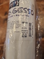16-Ounce Gesso Non-Toxic Water Resistant Acid Free Great Surface Primer Whi