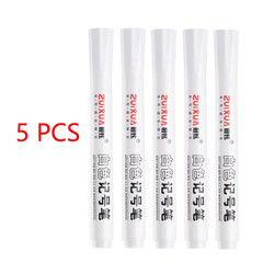White Gel Marker Pen 2.0mm Waterproof Oily DIY Graffiti Sketching Stationery