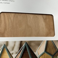 Cricut Natural Wood Veneer, Cherry – 2 Sheets 12″x12″ for Crafting & Decor