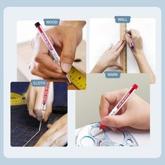 10 PCS Long Head Deep Hole Marker Pens 20mm Long Nib