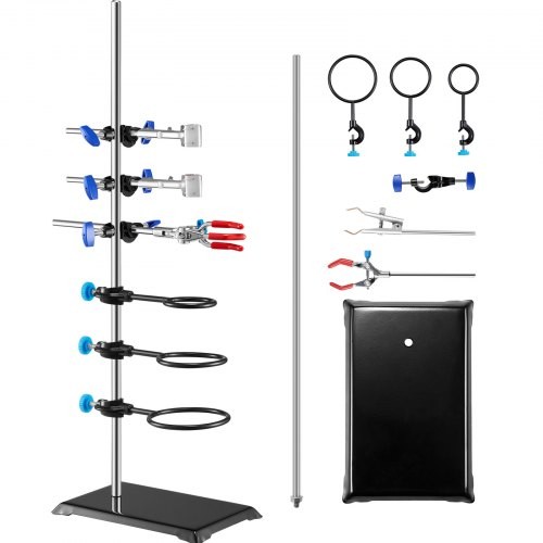 Lab Stand Support, Laboratory Retort Support Stand Set, Steel Lab Stand 23.6…