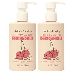 Dabble & Dollop Cherry on Top Conditioner – Natural Shine & Detangler for Kid…